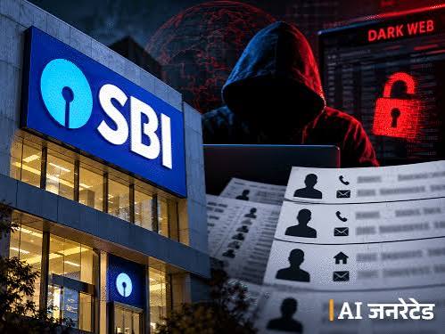 SBI के 4,000 ग्राहकों का डेटा लीक:डार्क वेब पर नाम-नंबर, ईमेल और पता मौजूद