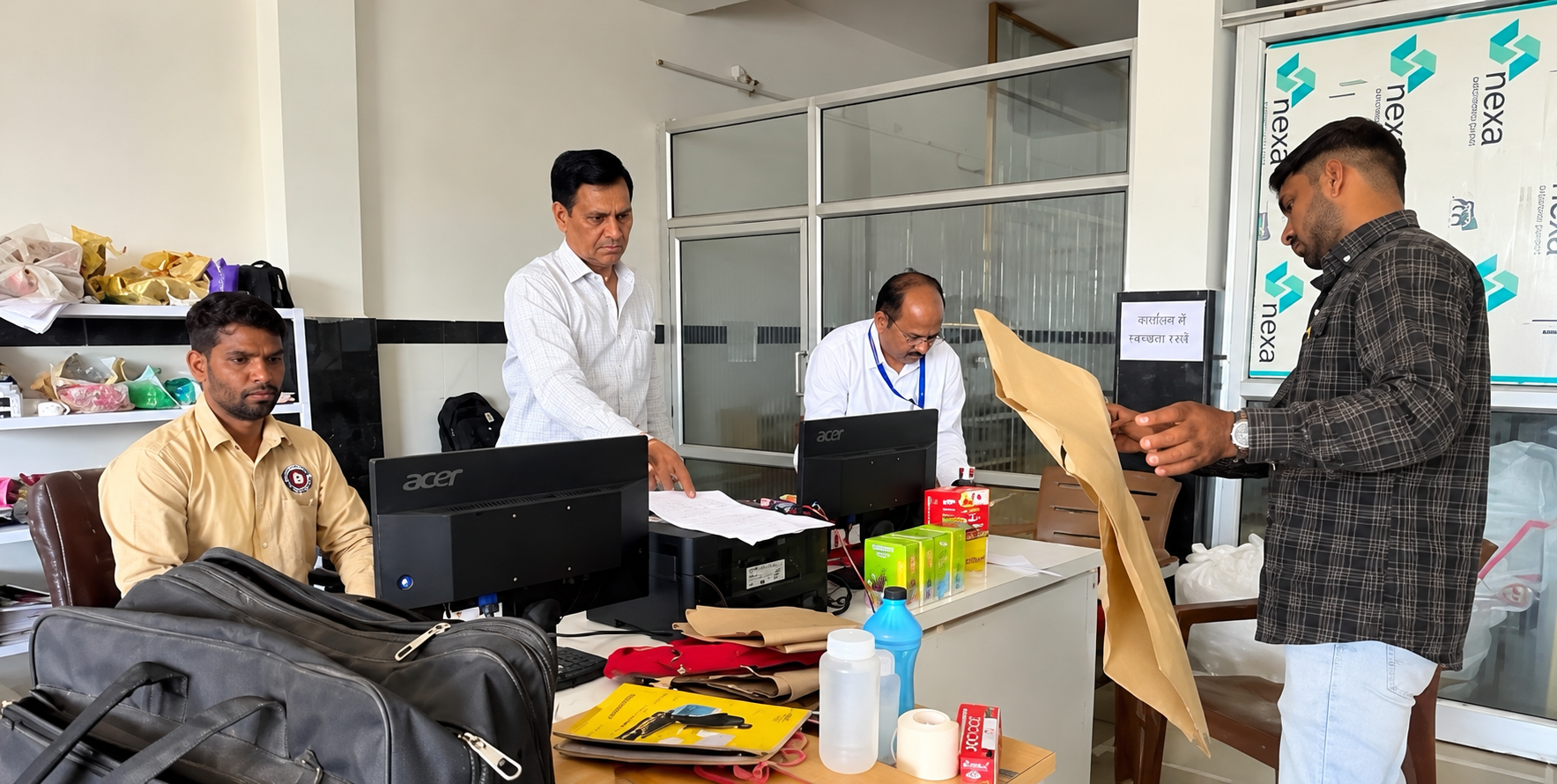 खाद्य सुरक्षा विभाग ने डेयरियों और एजेंसी से लिए खाद्य पदार्थों के नमूने