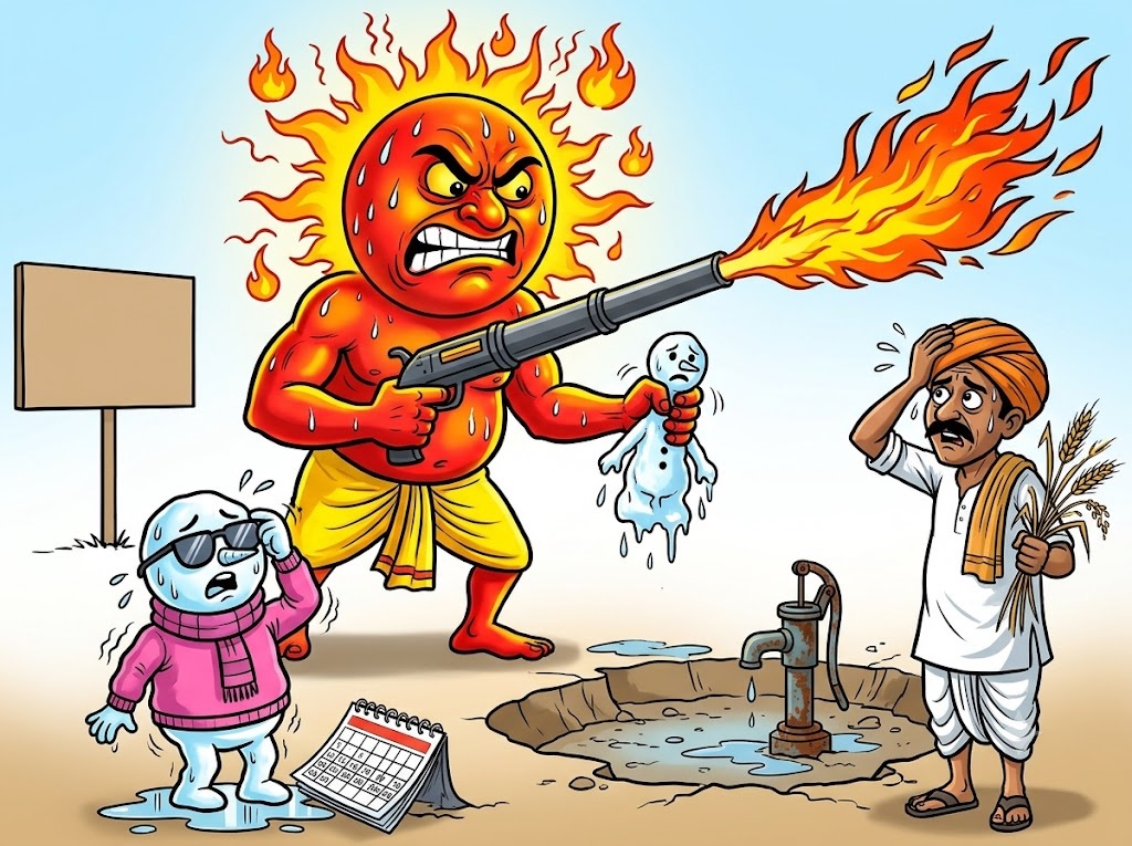 गुलाबी ठंड के बीच भीलवाड़ा में सर्दी पर अल नीनो का साया, फरवरी से तपिश बढऩे की आशंका